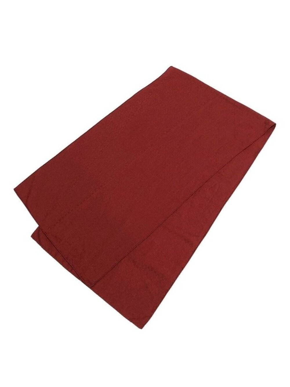 Hermes H Pattern Shawl Cashmere Silk Bordeaux Scarf